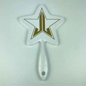 Jeffree Star Cosmetics Star Hand Mirror White Glitter Iridescent Makeup